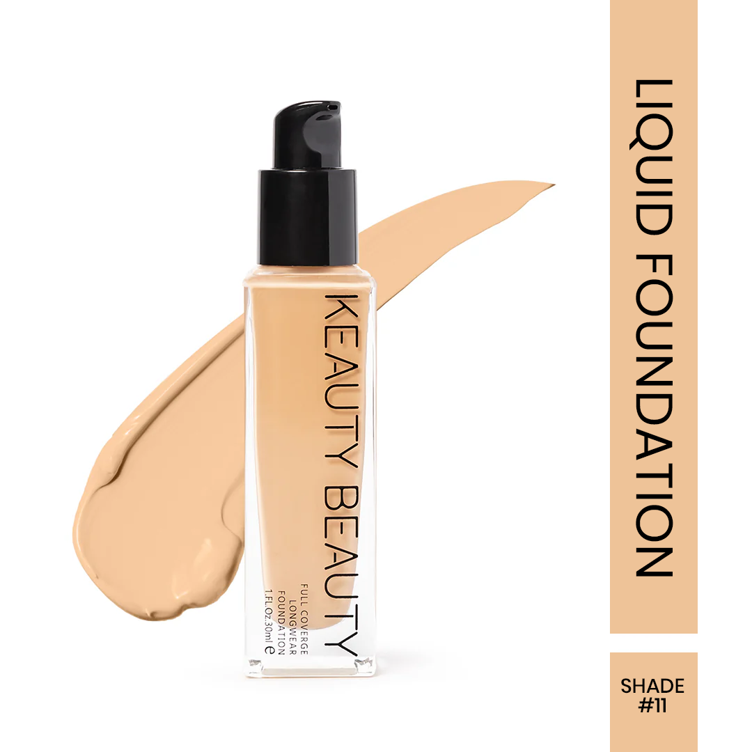 Keauty Beauty Full Coverage Long Wear Foundation - 30ml