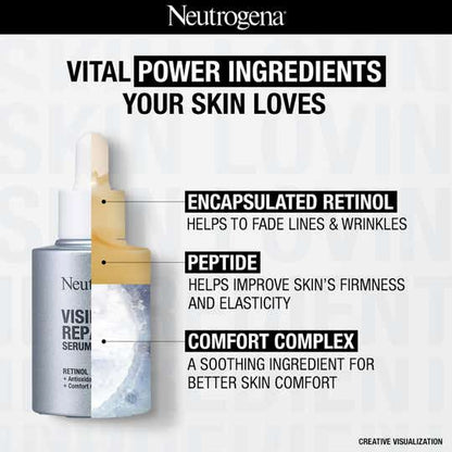 Neutrogena Visible Repair Retinol Face Serum (30ml)