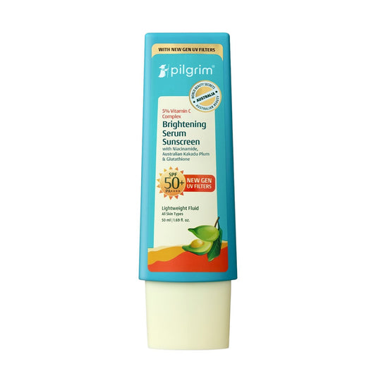 Pilgrim 5% Vitamin C Complex Brightening Serum Sunscreen SPF50+PA++++ In-Vivo tested (50ml)