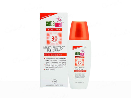 Sebamed Sun Care Multi Protect Sunscreen Spray SPF 30 For Sun Sensitive Skin (150 ml)