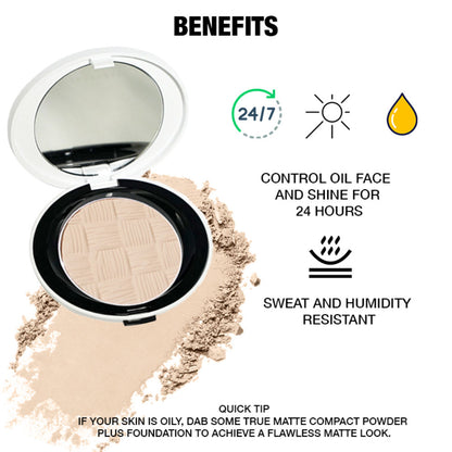Shopaarel True Matte Comapct Powder 12g