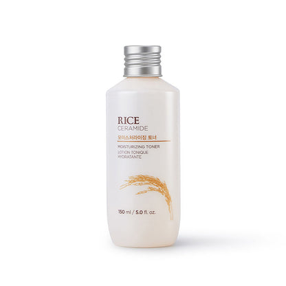 The Face Shop Ceramide & Rice Face Toner - Korean Beauty Skincare for Brightness & Minimizes Pores