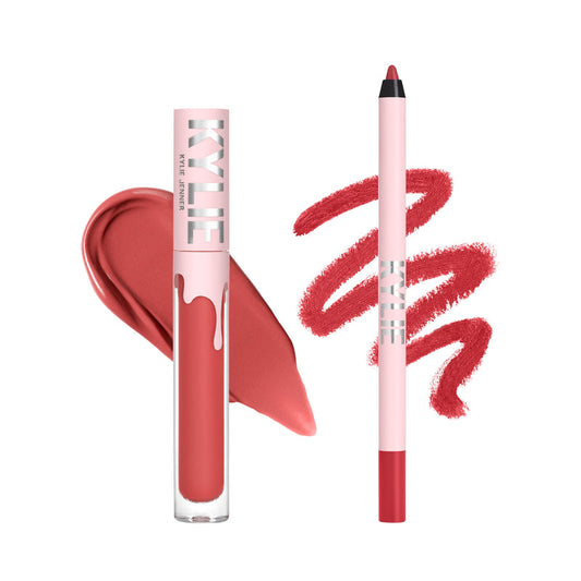 Kylie Matte Liquid Lipstick & Lip Liner Duo (401 Victoria)