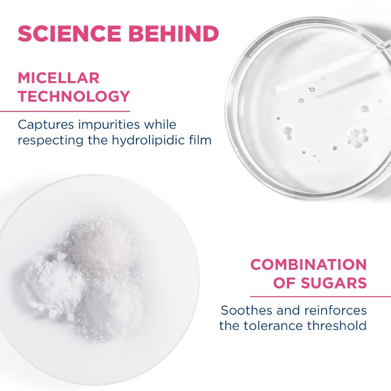 Bioderma Dermatological Micellar Water Sensibio H2O - Gently Removes Makeup Prevents Clogged Pores (250ml)