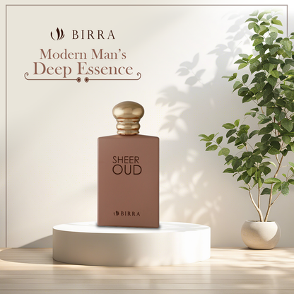Birra Sheer Oud Eau De Parfum for Men – Long Lasting Soft Oud Luxury Fragrance (100ml)