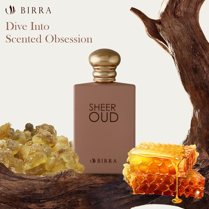 Birra Sheer Oud Eau De Parfum for Men – Long Lasting Soft Oud Luxury Fragrance (100ml)