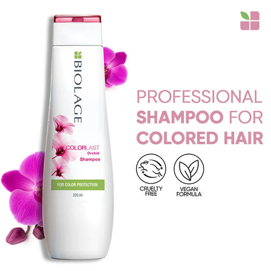 Biolage ColorLast Orchid Shampoo – Color Protection & Shine for Coloured Hair 200ml