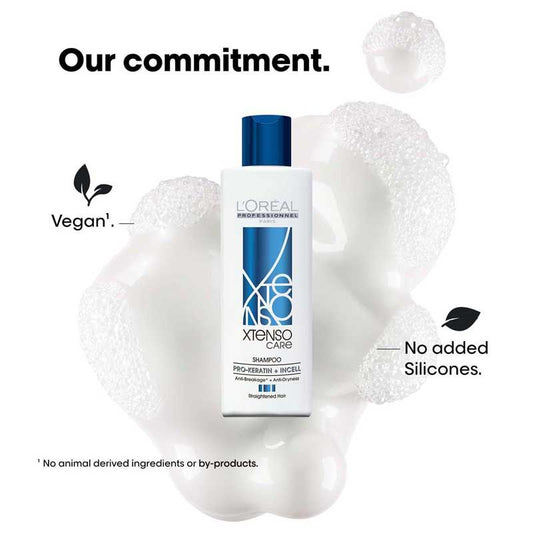 L’Oréal Professionnel Xtenso Care Shampoo | Pro-Keratin + Incell for Smooth & Strengthened Hair (250ml)