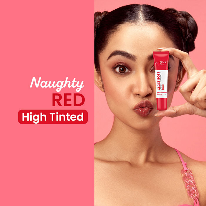 Dot & key Gloss Boss Brightening Lip Balm Vitamin C+E SPF 50 Strawberry Crush (12 g)