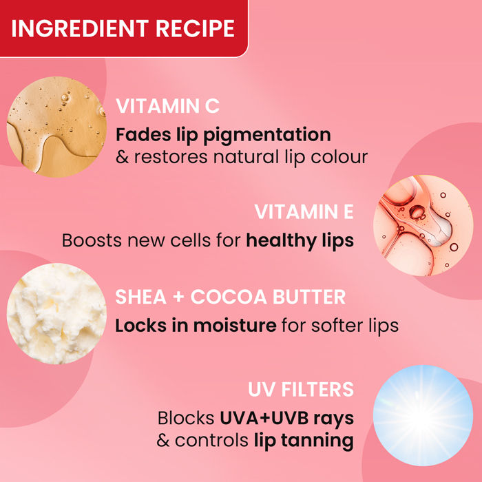 Dot & key Gloss Boss Brightening Lip Balm Vitamin C+E SPF 50 Strawberry Crush (12 g)