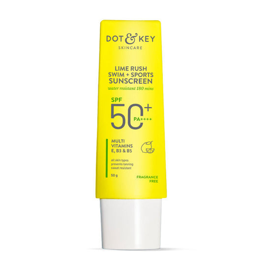 Dot & Key Lime Rush Swim + Sports Sunscreen SPF 50+ PA++++ In-Vivo Tested (50g)