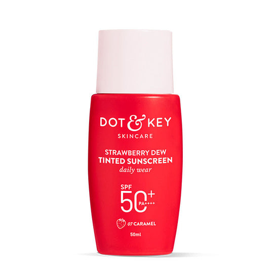 Dot & Key Strawberry Dew Tinted Sunscreen In-Vivo Tested SPF 50+ PA++++ for Daily Wear (50ml)
