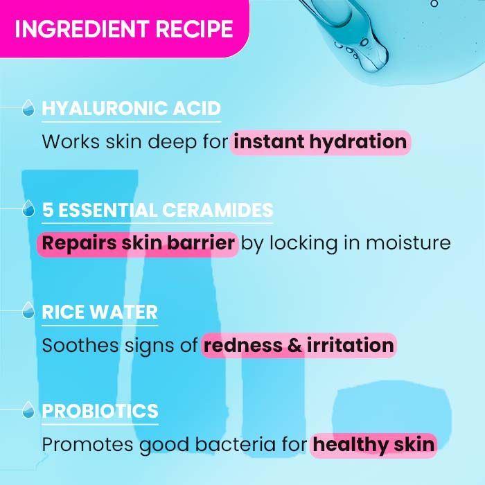 Dot & Key Water Drench Hyaluronic Serum with Ceramides, Intense Hydration (30ml)