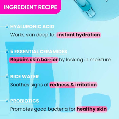 Dot & Key Water Drench Hyaluronic Serum with Ceramides, Intense Hydration (30ml)