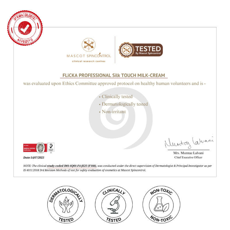 Flicka Silk Touch 3-In-1 Moisturizer Primer & Sun Care (60g)