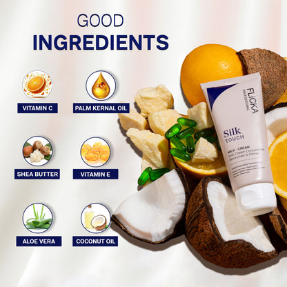 Flicka Silk Touch 3-In-1 Moisturizer Primer & Sun Care (60g)