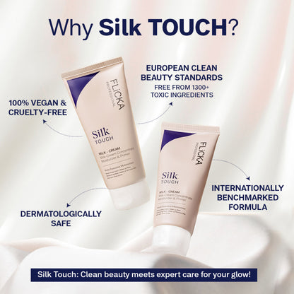 Flicka Silk Touch 3-In-1 Moisturizer Primer & Sun Care (60g)