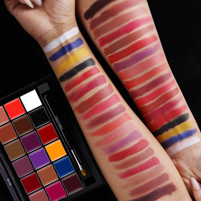 Forever 52 Pro Artist Multitasker 18 Color Lipstick Palette – MPL001 (36g)