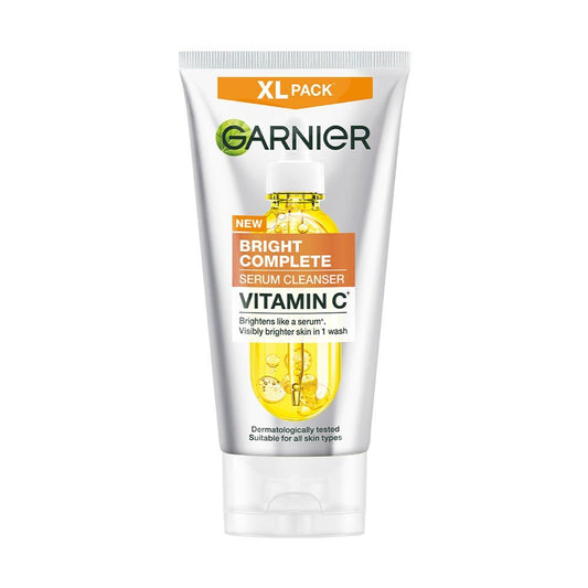Garnier Vitamin C + Serum Face Wash for Brightening & Tan Removal For all Skin Types