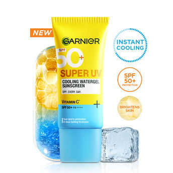 Garnier Super UV Cooling Water Gel Sunscreen Vitamin C SPF 50+ PA++++ (60ml)