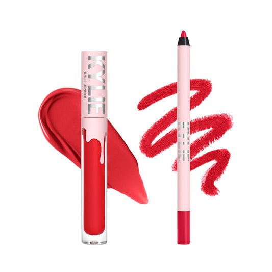 Kylie Matte Liquid Lipstick & Lip Liner Duo (400 Boss)