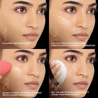 Lakme Forever Matte Longwear Foundation 25ml