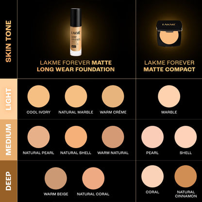 Lakme Forever Matte Longwear Foundation 25ml