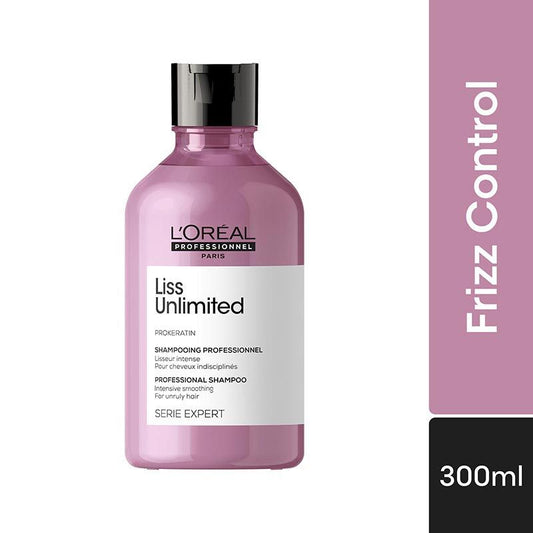 L'Oreal Professionnel Liss Unlimited Shampoo for Frizzy & Unruly Hair With Pro-Keratin (300ml)