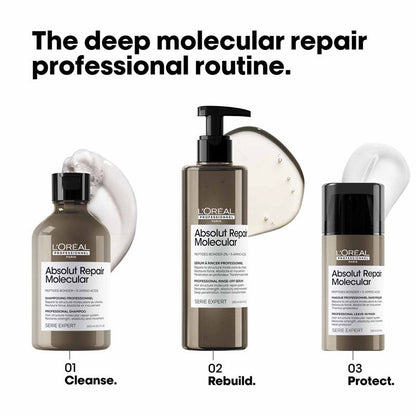 L'Oreal Professionnel Absolut Repair Molecular Sulfate-Free Deep Repair Shampoo For Very Damaged Hair (300ml)