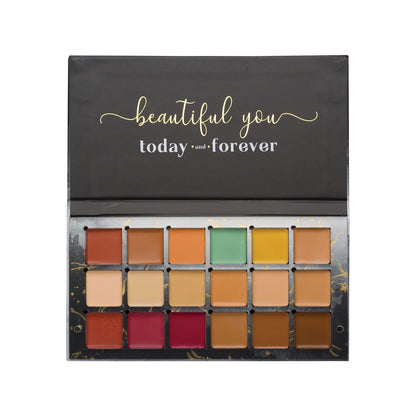 AFLAIRZA One For All Black 18 Shades Makeup Palette 31gm