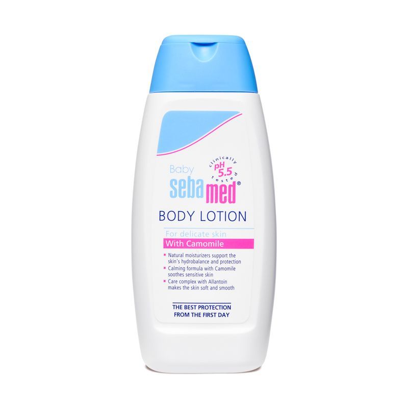 Sebamed Baby Body Lotion, PH 5.5, Camomile & Allantoin, Dermatalogically Tested, Sensitive Skin (100ml)