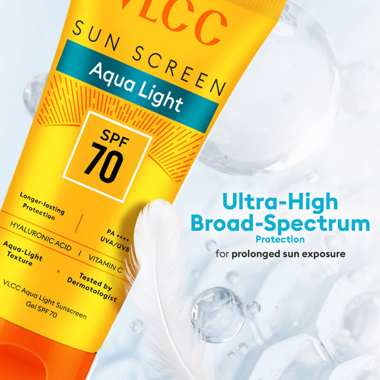 VLCC Aqua Light Sunscreen Gel SPF 70 PA++++ (100g)